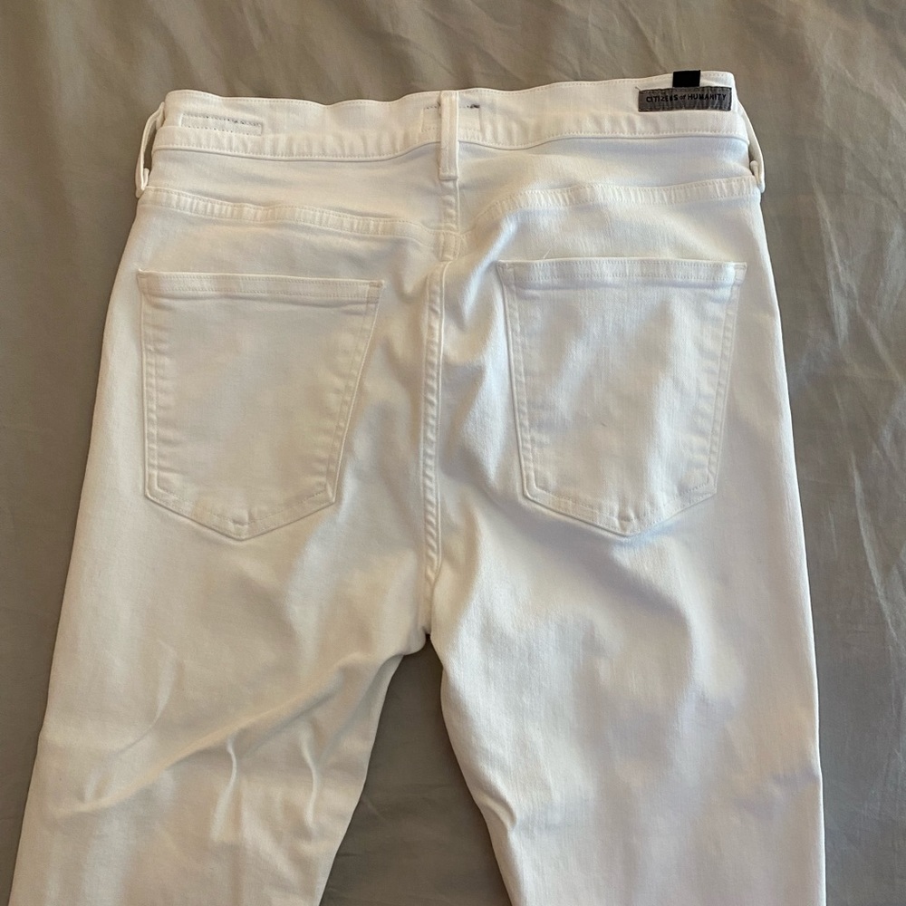 Citizens of Humanity white high rise jean
